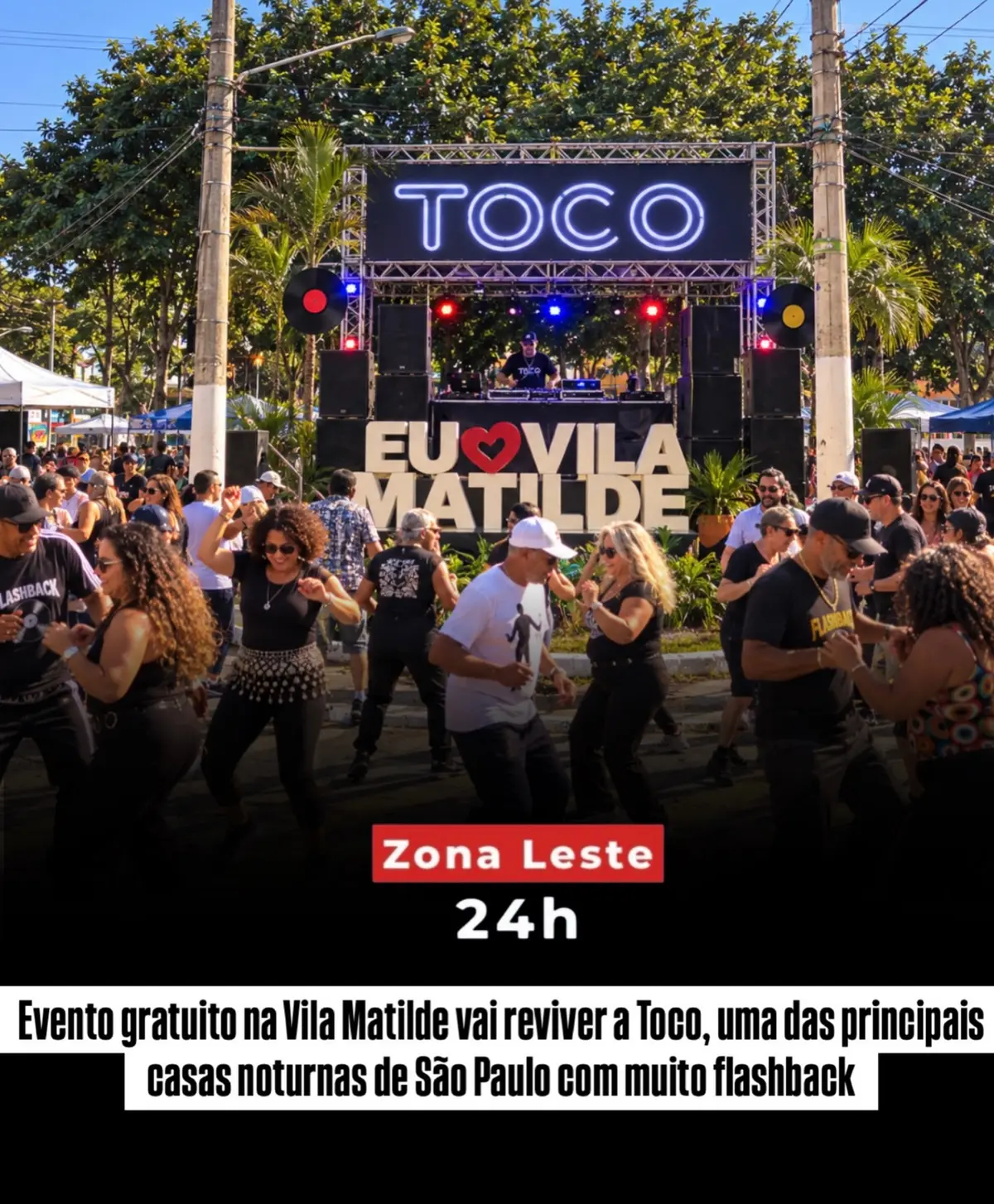 A Praça da Toco, na Vila Matilde, Zona Leste de São Paulo, receberá no próximo domingo (27) uma festa gratuita…