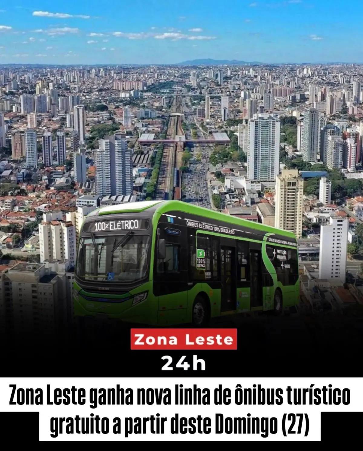A Zona Leste de São Paulo ganha, a partir deste domingo (27), uma nova opção gratuita para quem deseja…