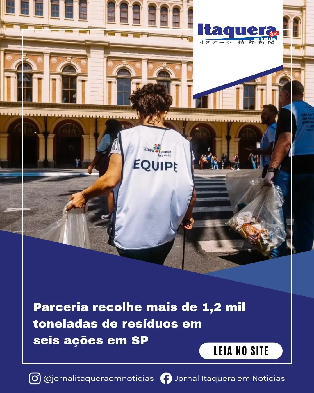 Balanço da limpeza urbana