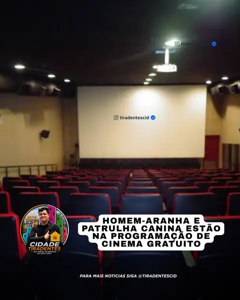 Cinema gratuito em cidade tiradentes