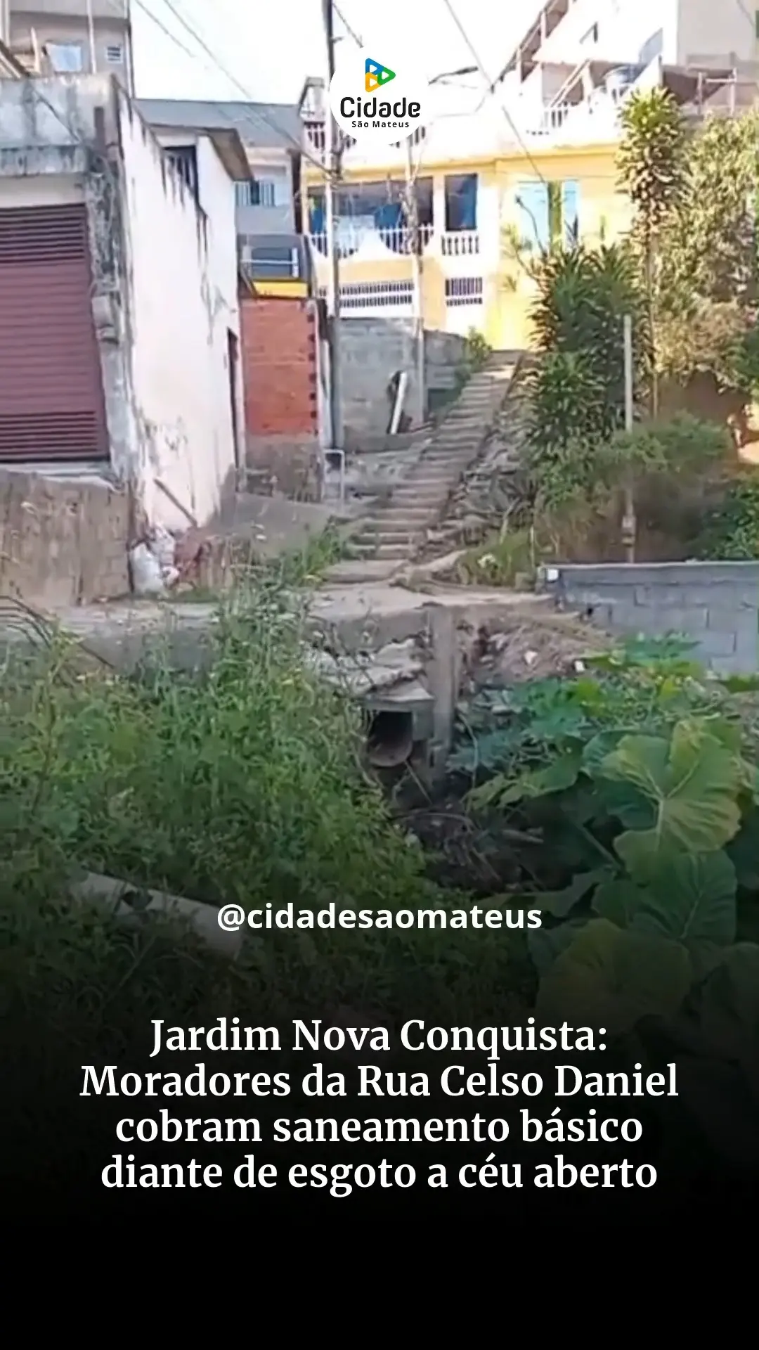Moradores da Rua Celso Daniel, no bairro Jardim Nova Conquista, cobram providências do poder público e da…