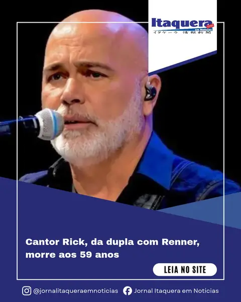 Morre Rick, da dupla com Renner, aos 59 anos