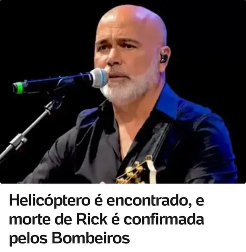 O cantor Rick, da dupla Rick e Renner, morreu aos 59 anos após um acidente de helicóptero na segunda-feira…