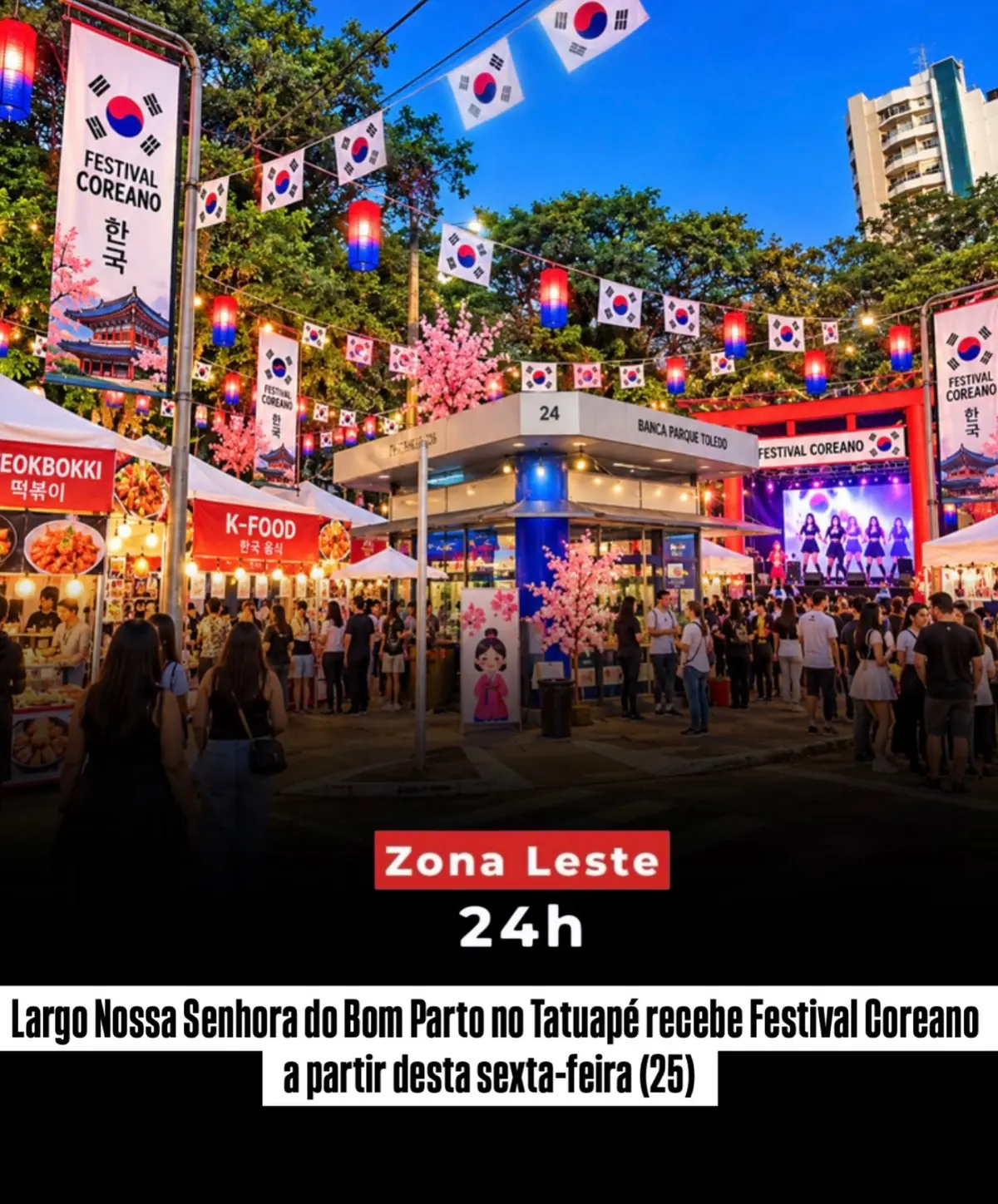 O Largo Nossa Senhora do Bom Parto, no Tatuapé, Zona Leste de São Paulo, recebe a partir desta sexta-feira…
