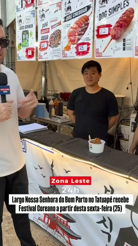 O Largo Nossa Senhora do Bom Parto, no Tatuapé, Zona Leste de São Paulo, recebe o Festival Coreano, que…
