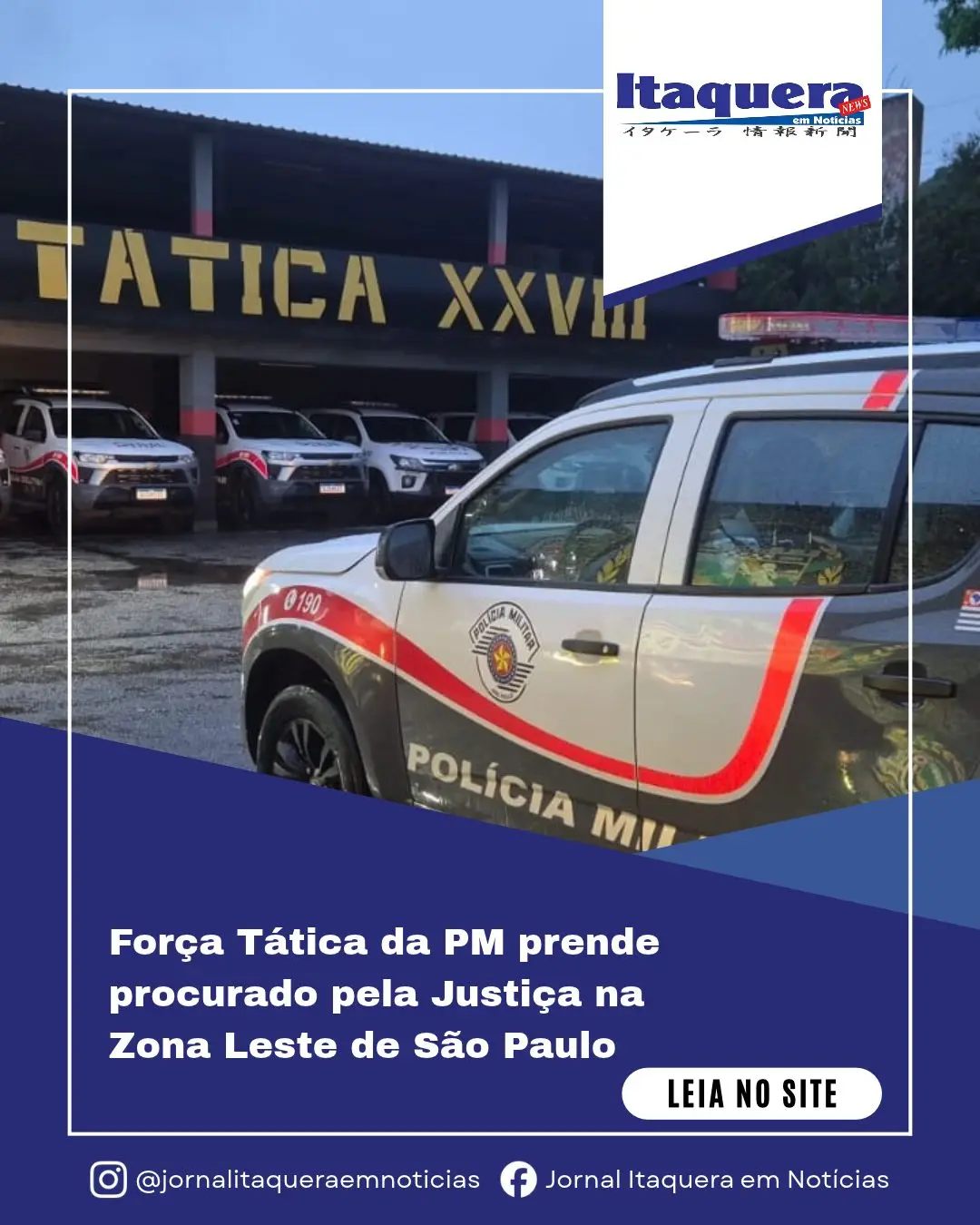 Prisão na zona leste