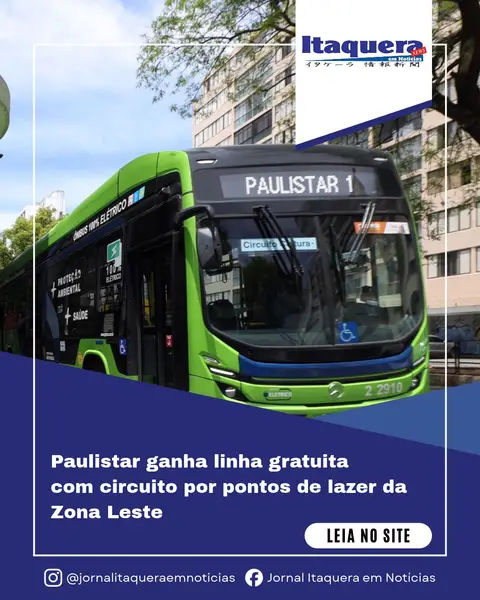 Zona Leste ganha nova linha gratuita do Paulistar